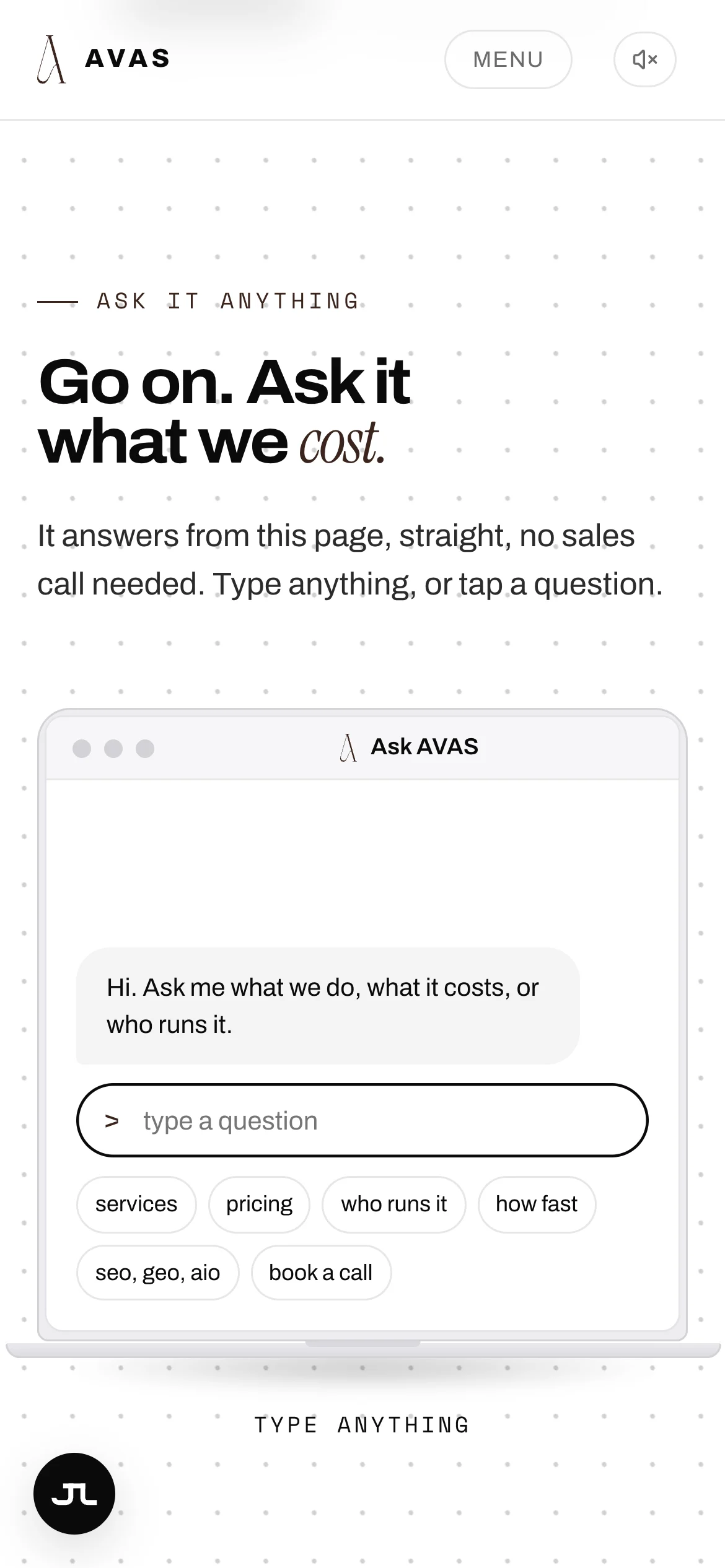 AVAS Night Shift team section on a phone