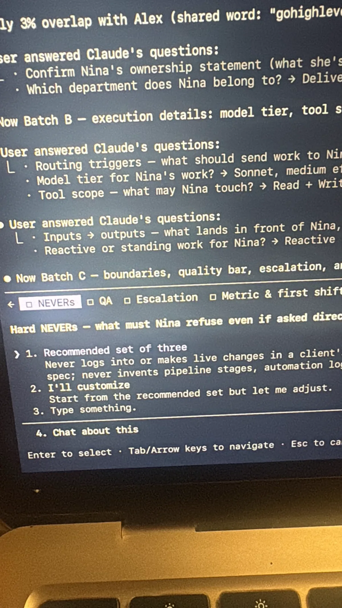 Onboarding an AI employee named Nina