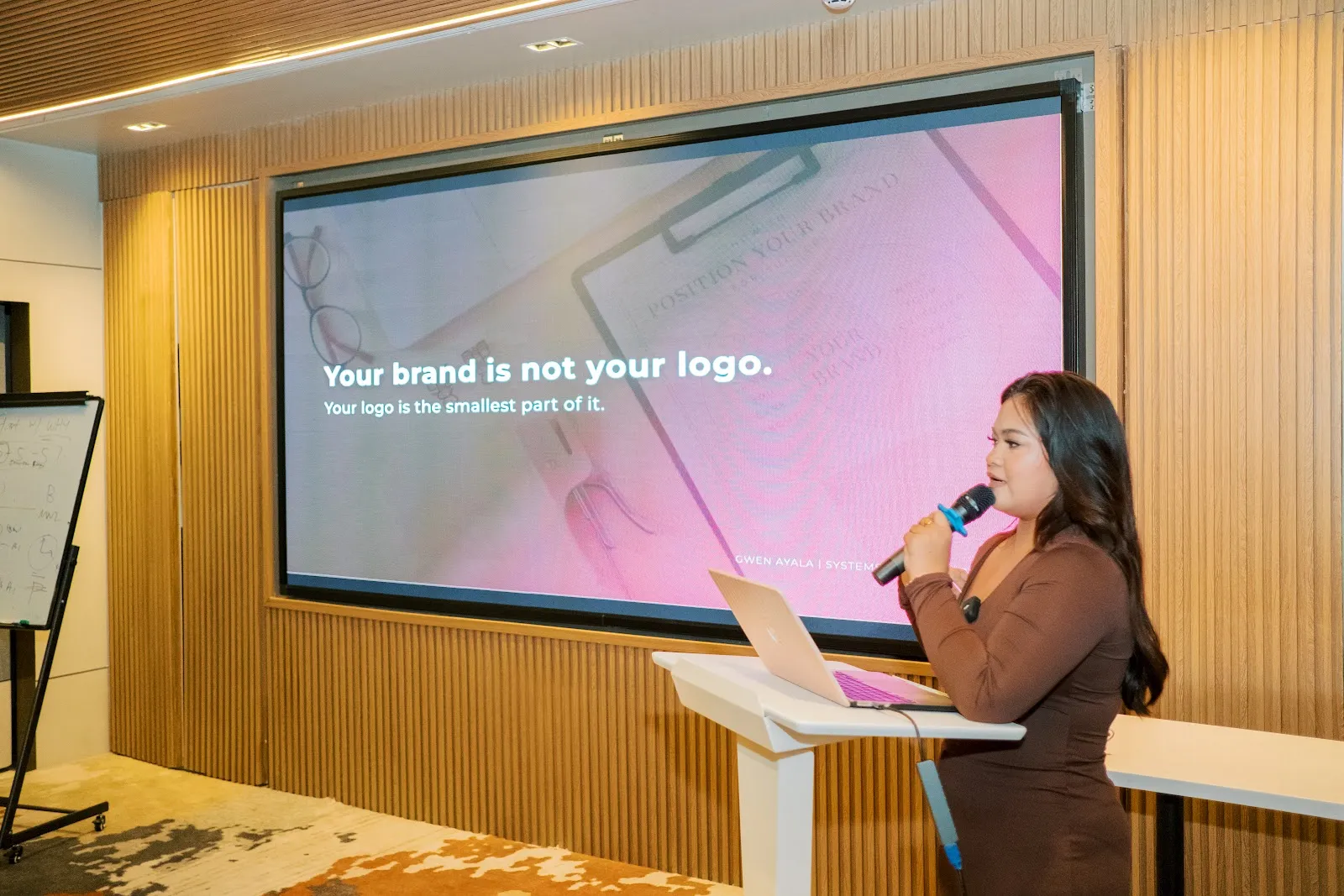 Your brand is not your logo. Day 2 opener.